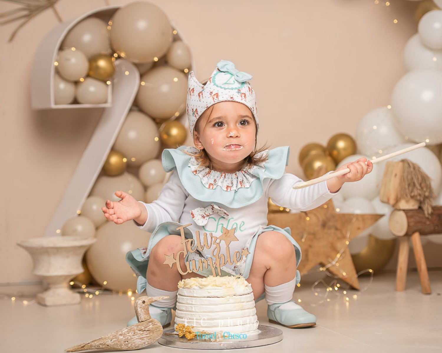 sesion smashcake 2 años