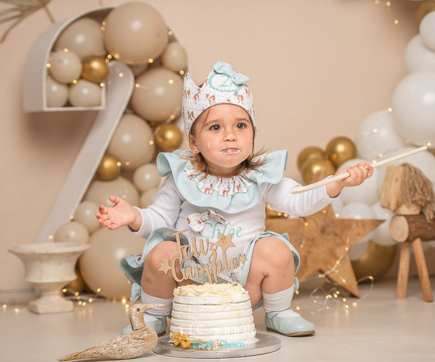 sesion smashcake 2 años