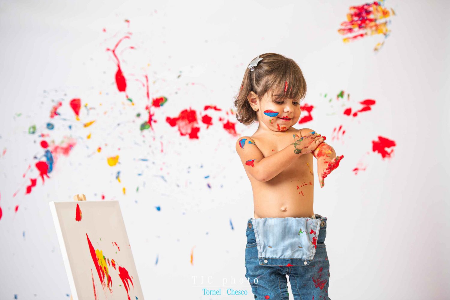 sesión fotografica smash painting en Murcia