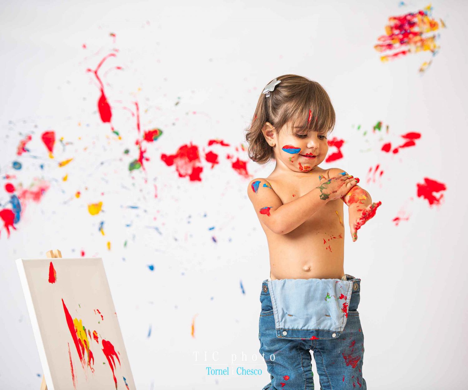 sesión fotografica smash painting en Murcia